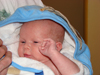 Brady After His First Bath